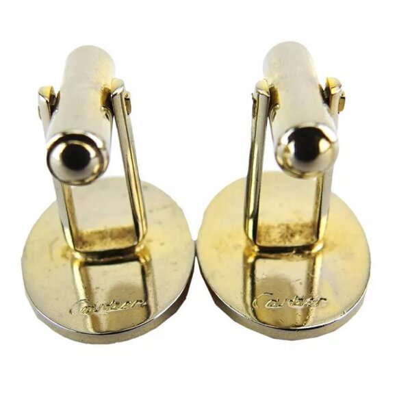 CARTIER Cuffs 2C Motif Beige Gold Plating Authentic USED T20394 authentic - Picture 7 of 15